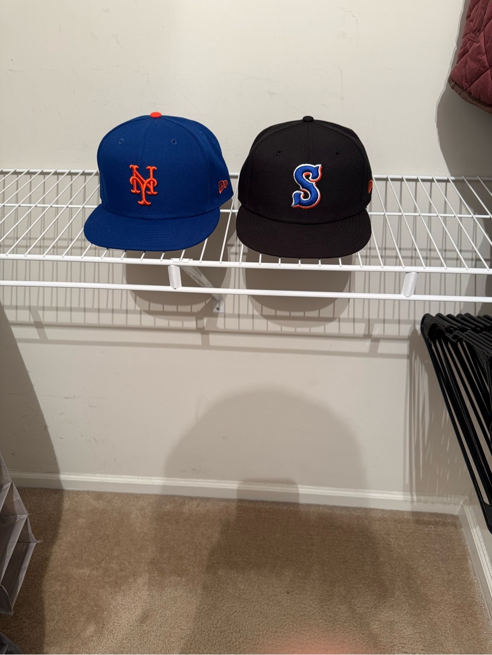 Lot of 2 - New York Mets New Era Hats 7 1/4